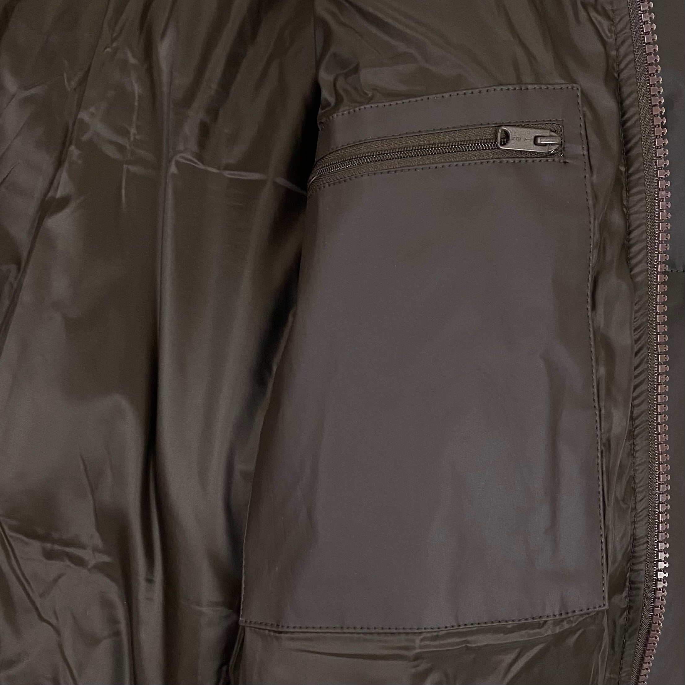 YZY SZN 3 Waxed Down Puffer Jacket Onyx Shade