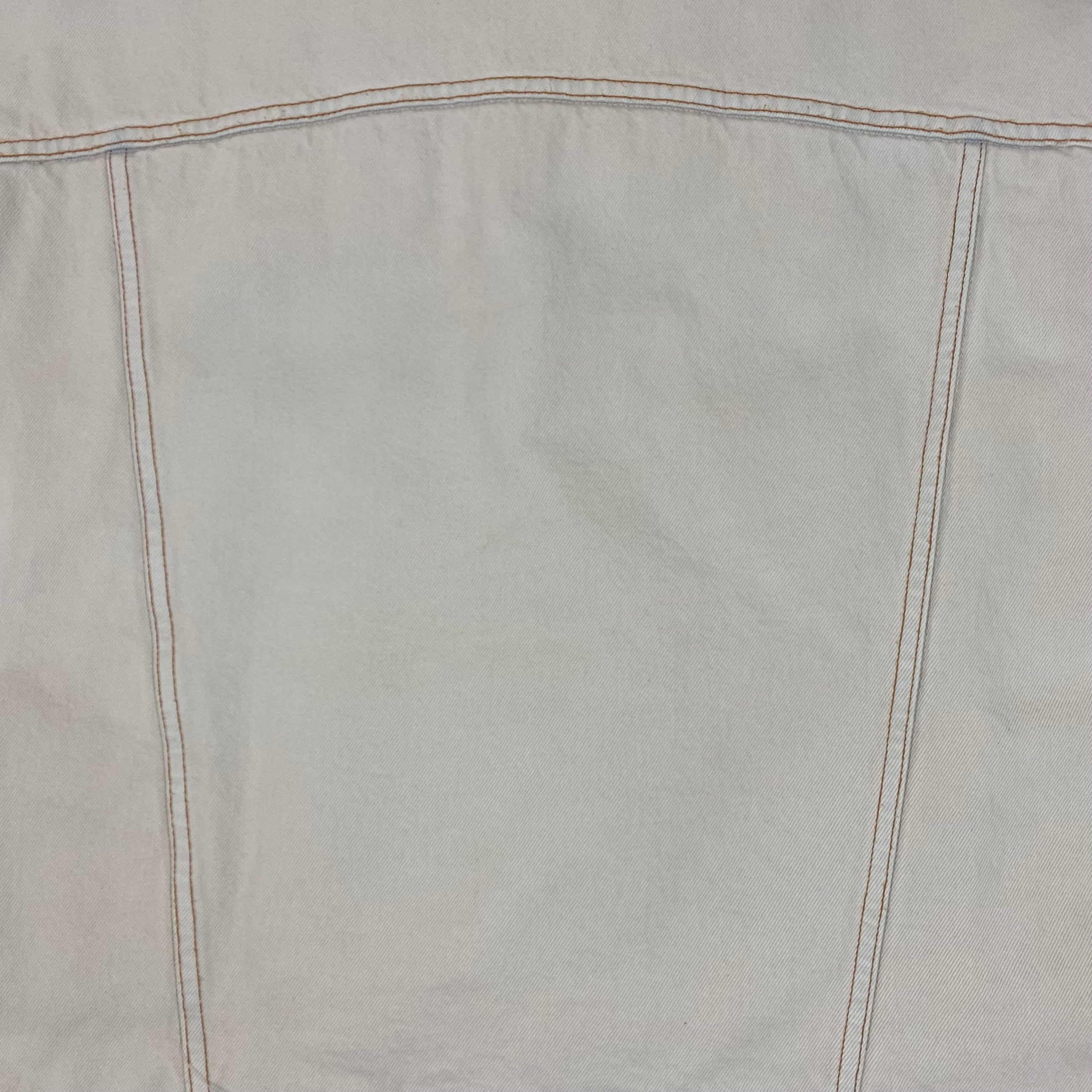 YZY SZN 5 Sherpa Denim Jacket In Bleach