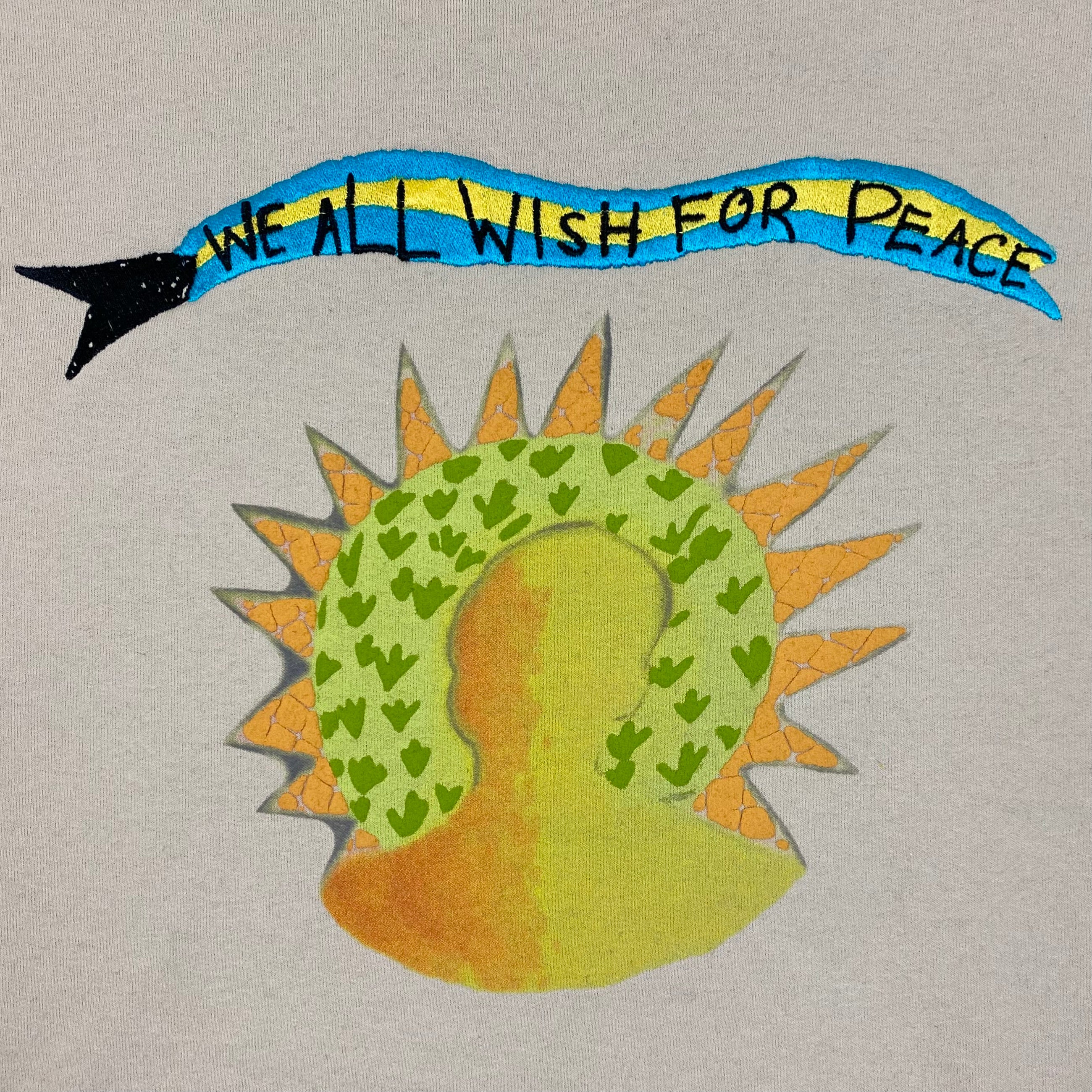JIK 2019 Unreleased Sunday Service 'Wish For Peace' Crewneck