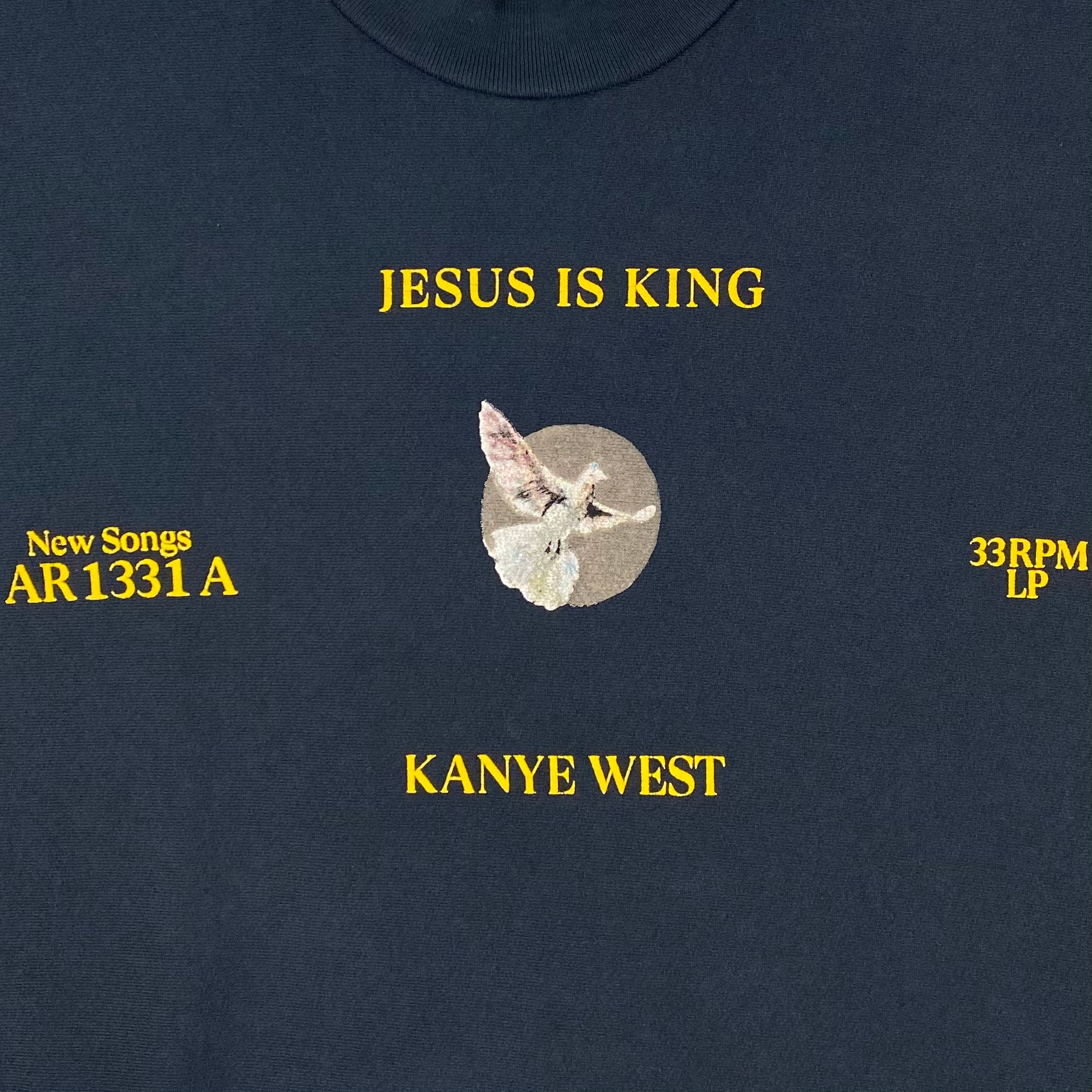 JIK 2019 Vinyl Dove Crewneck In Navy