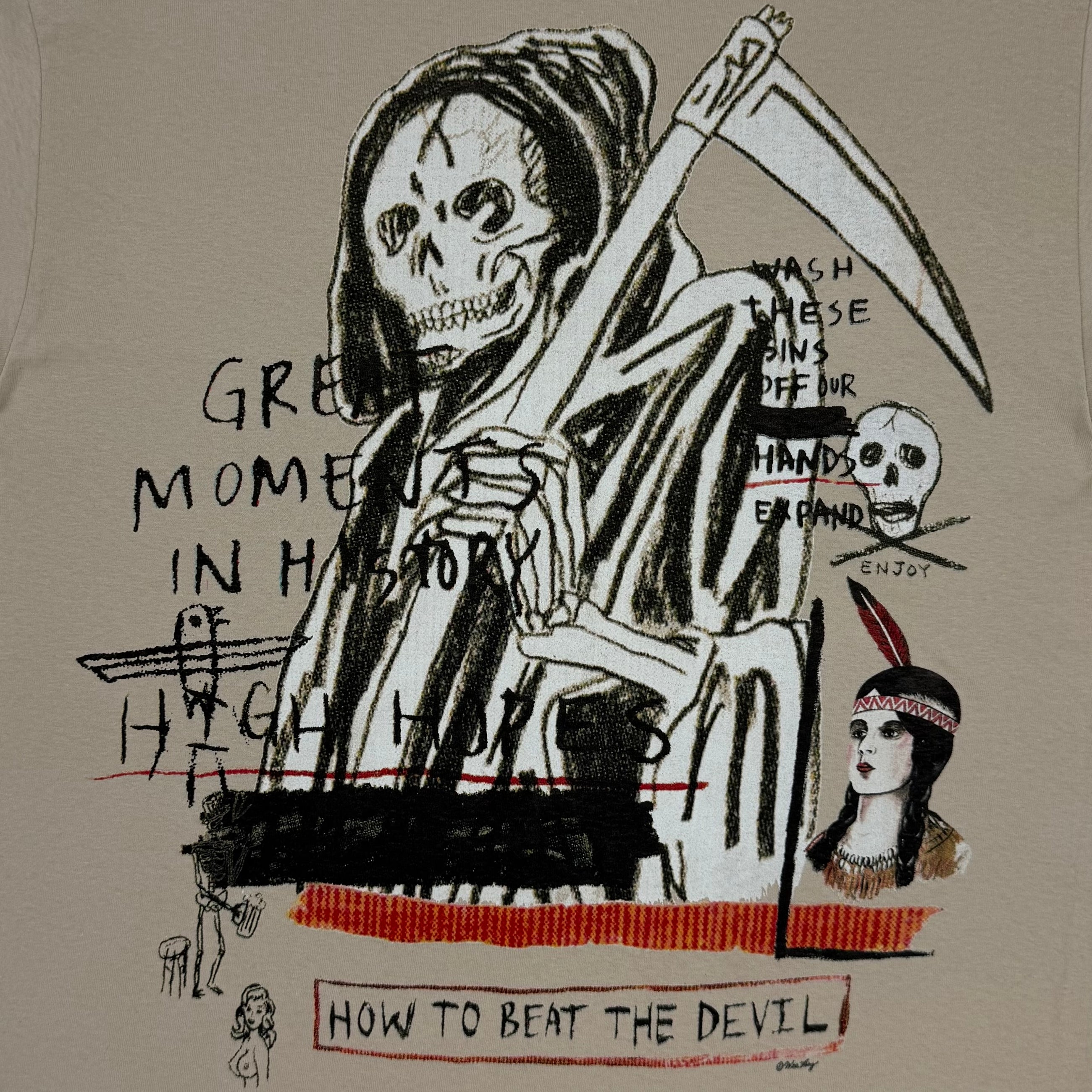 Yeezus 2015 Unreleased ‘How To Beat The Devil’ Long Sleeve By Wes Lang