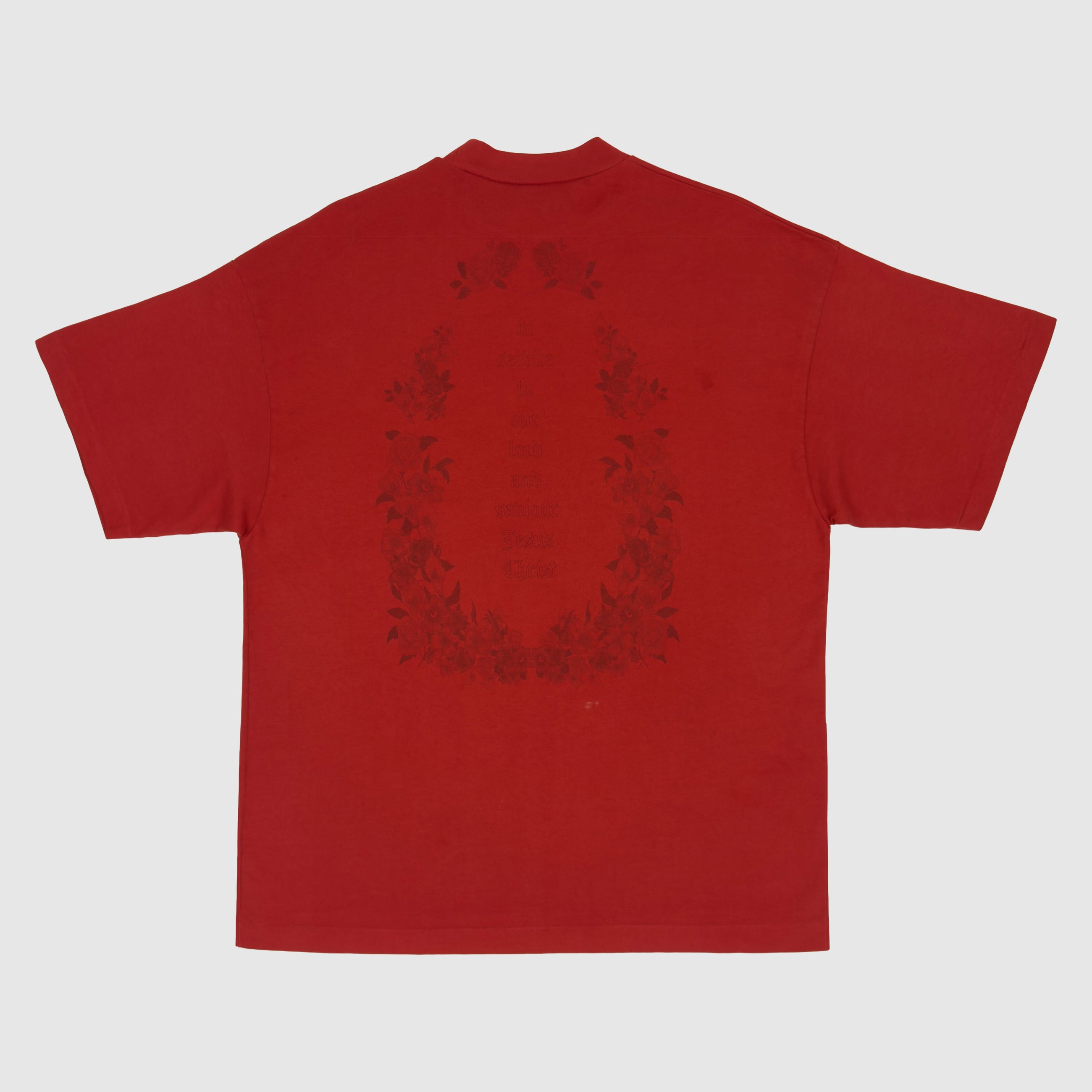 JIK 2019 Unreleased Sunday Service Christ's Choir Tee In Red