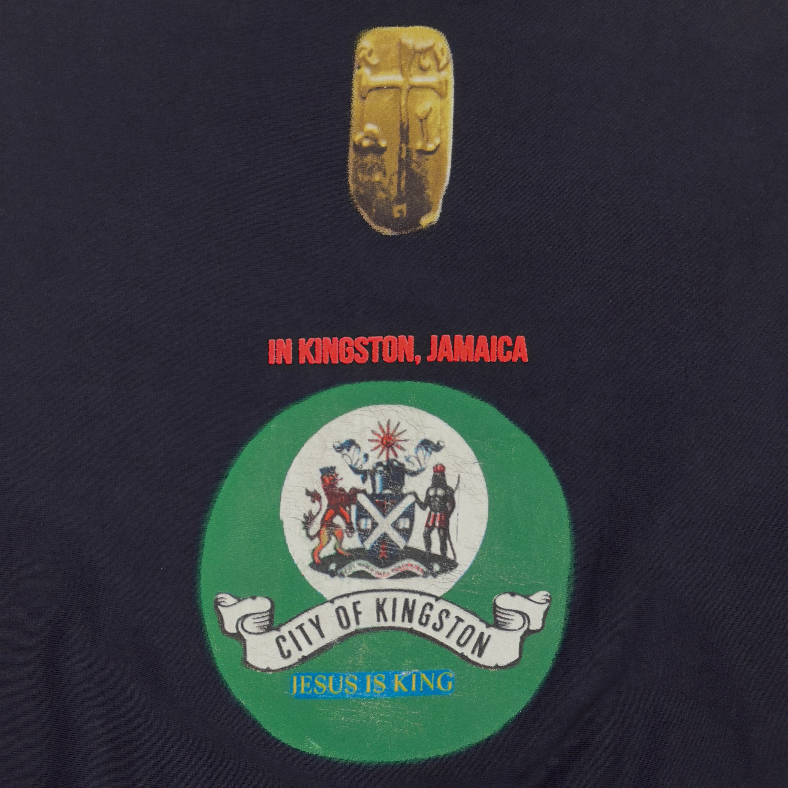 JIK 2019 Jamaica Sunday Service Crewneck In Navy