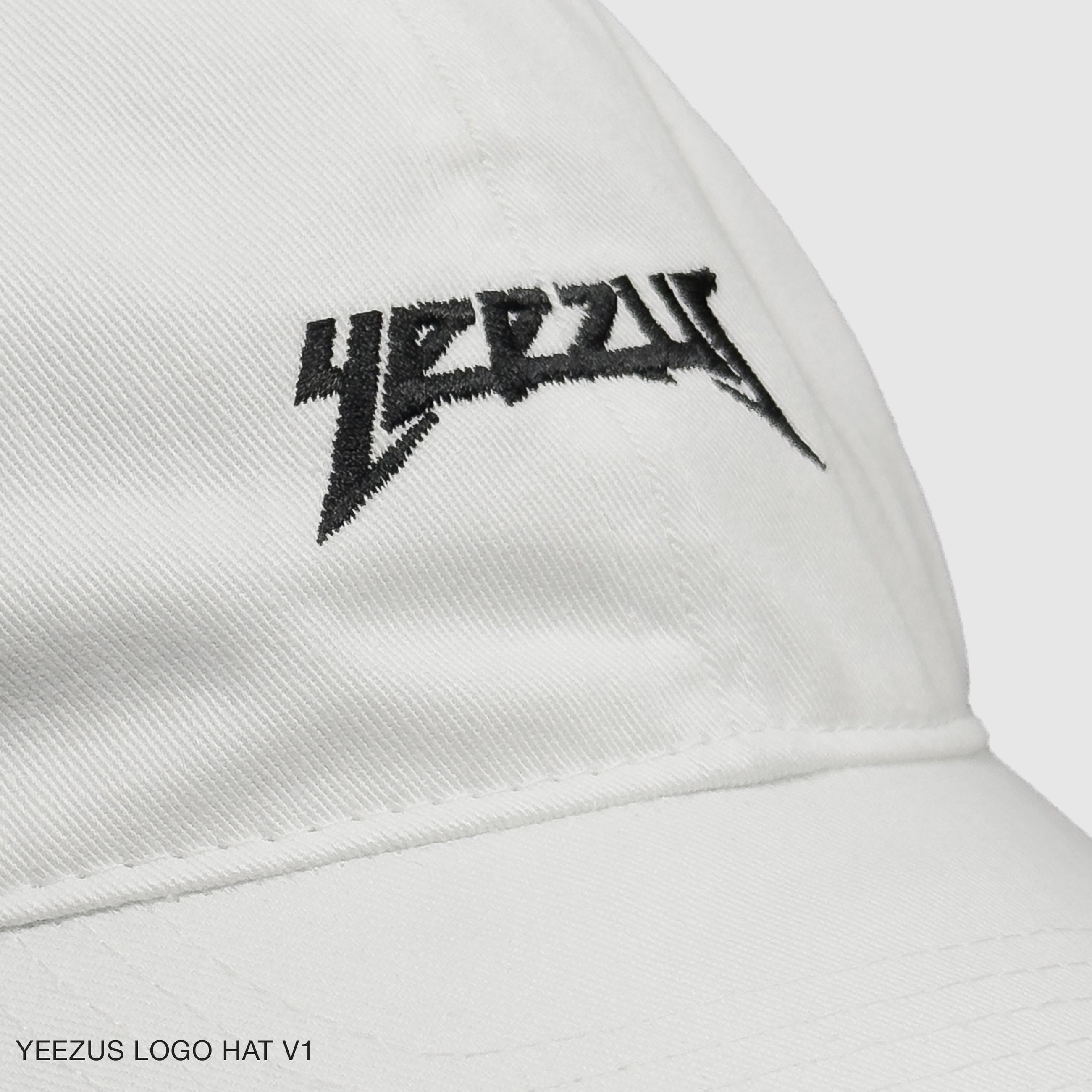 Yeezus 2015 Unreleased Logo Hat In White