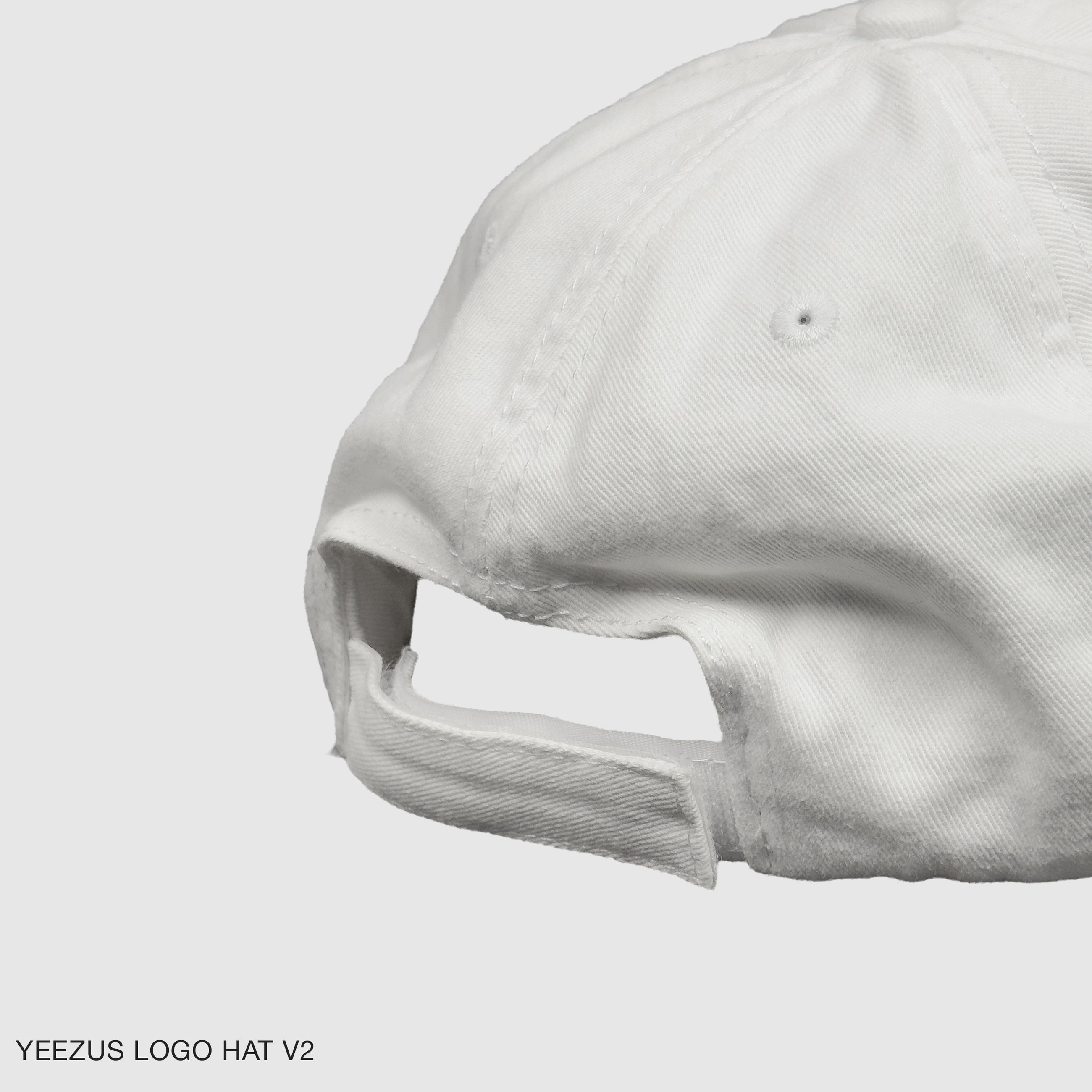 Yeezus 2015 Unreleased Logo Hat In White