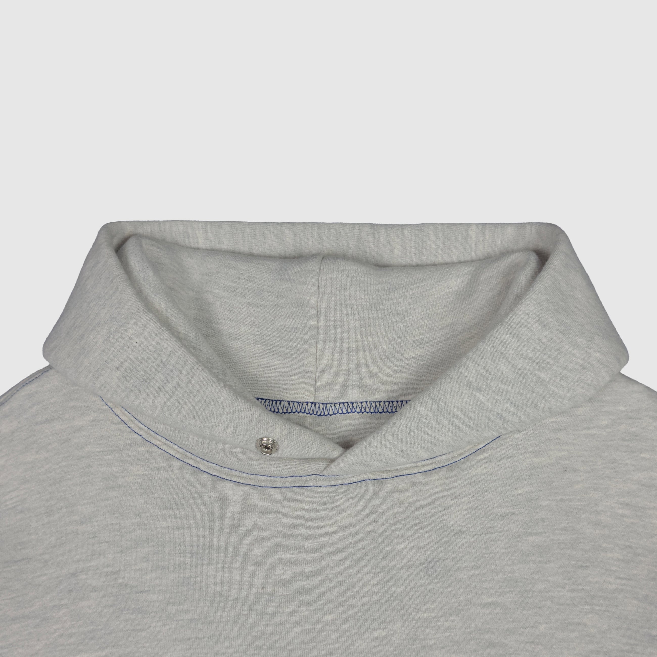 YZY 2019 Unreleased Snap Button Blue Stitch Perfect Hoodie