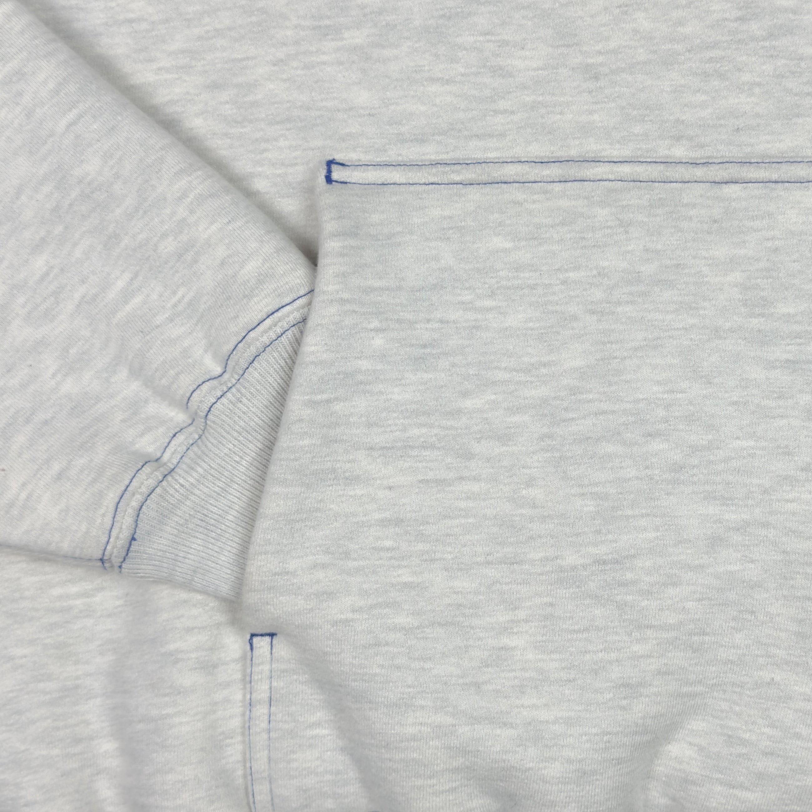 YZY 2019 Unreleased Snap Button Blue Stitch Perfect Hoodie