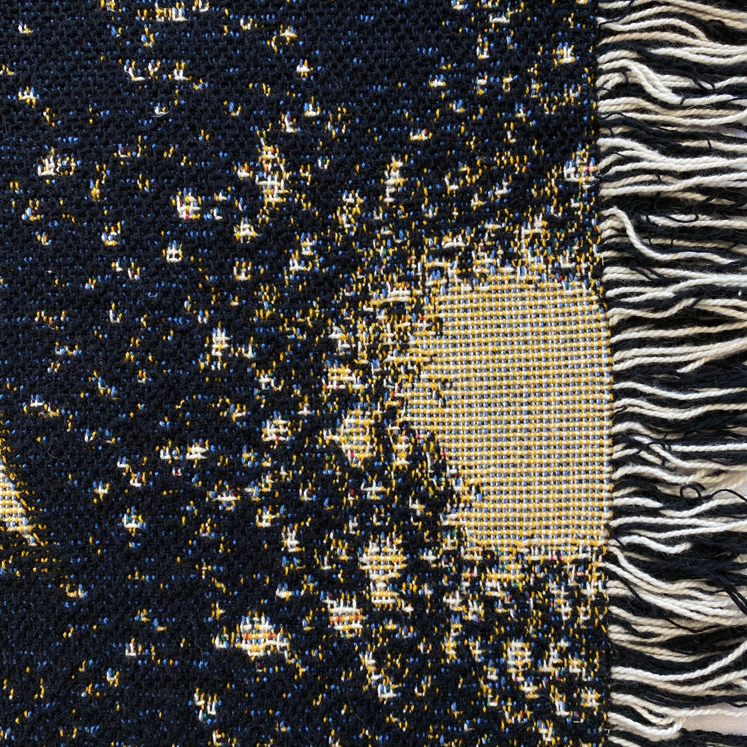 Yeezus 2015 Unreleased Splatter Woven Blanket By Wes Lang