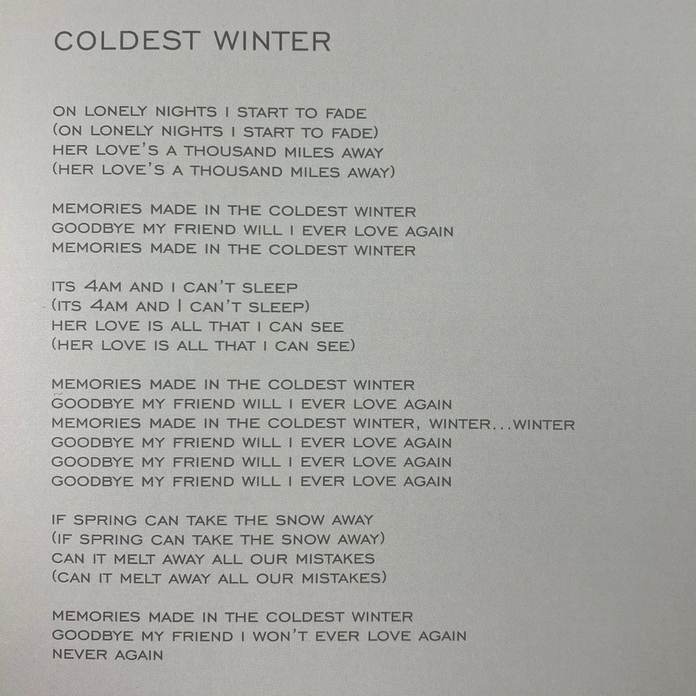 808’s & Heartbreak 2015 Hollywood Booklet