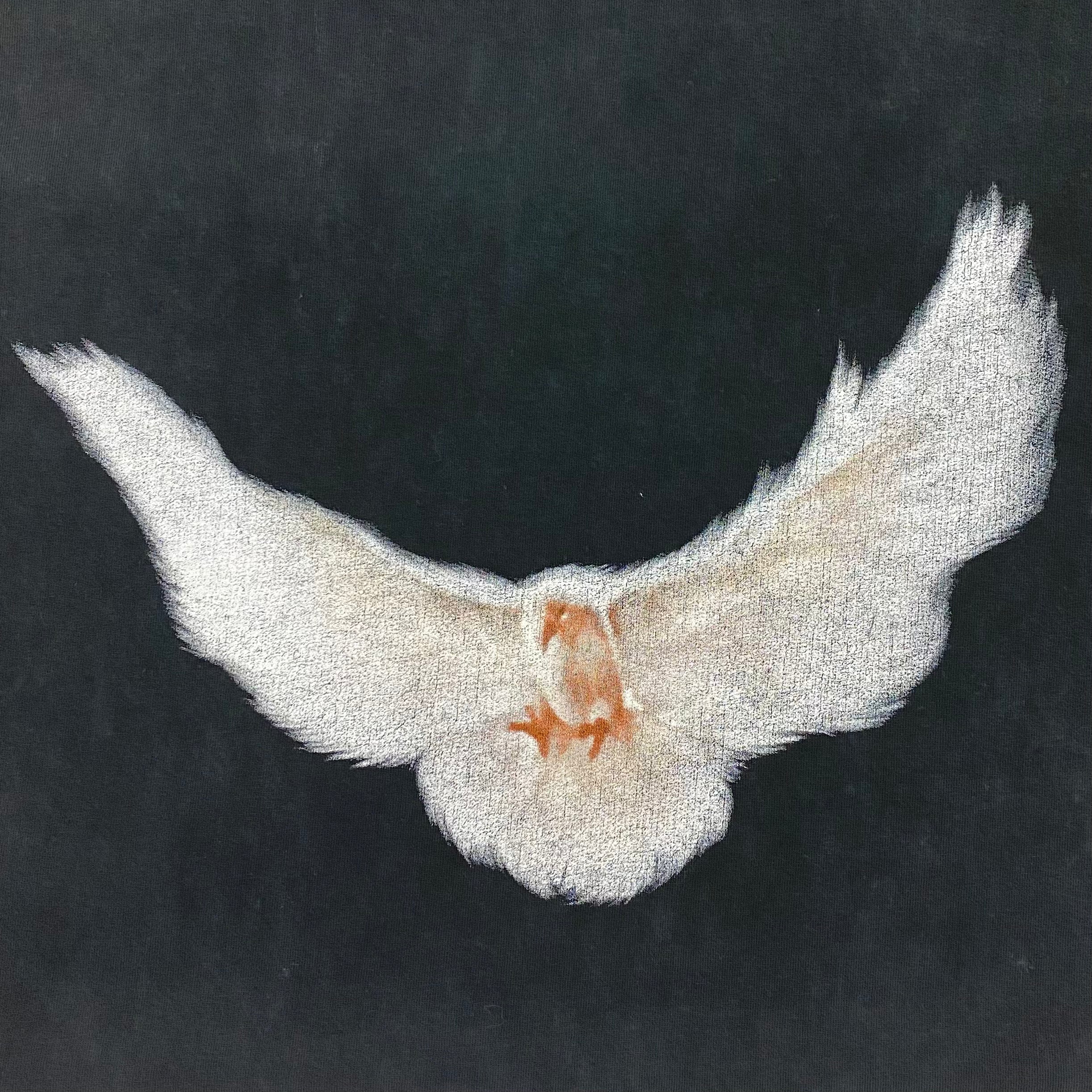 YGEBB 2022 Quarter Sleeve Dove Tee In Washed Black