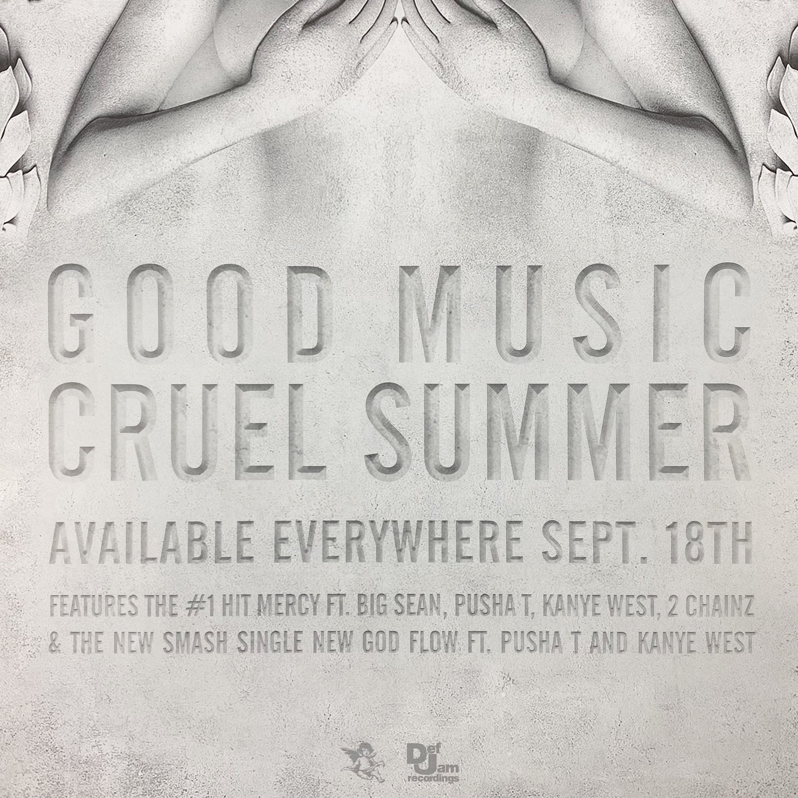 Good Music 2012 Cruel Summer Poster By Virgil Abloh