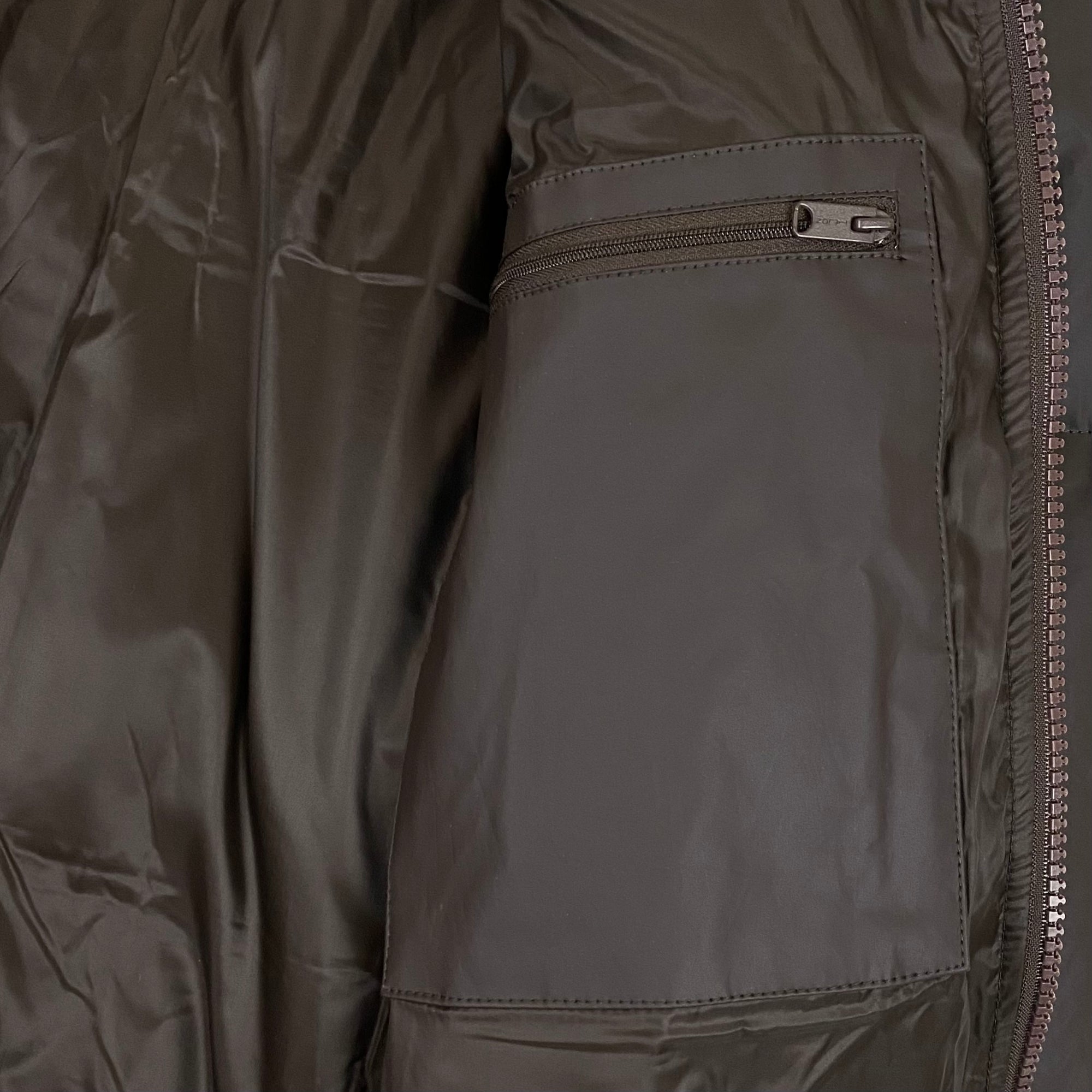 YZY SZN 3 Waxed Down Puffer Jacket Onyx Shade