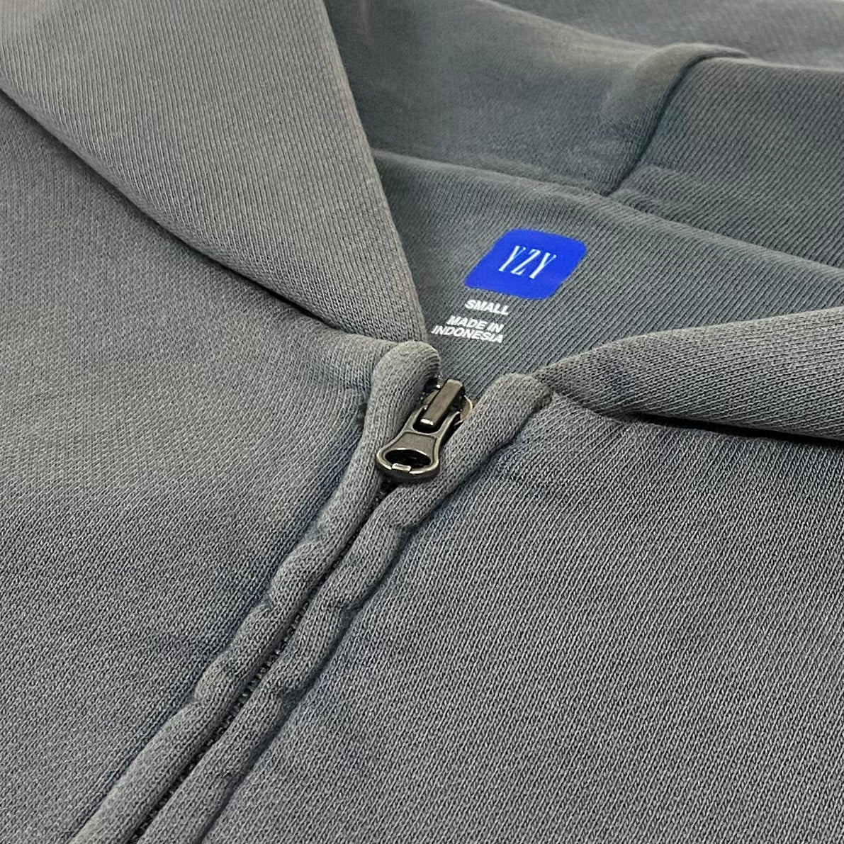 新品 L YZY GAP ZIP UP foodie Poetic Gray Cotton Fleece Zip Up Hoodie - Yeezy Gap - 4 Colors Available