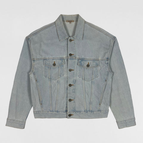 YZY SZN 5 Denim Jacket In Faded Indigo