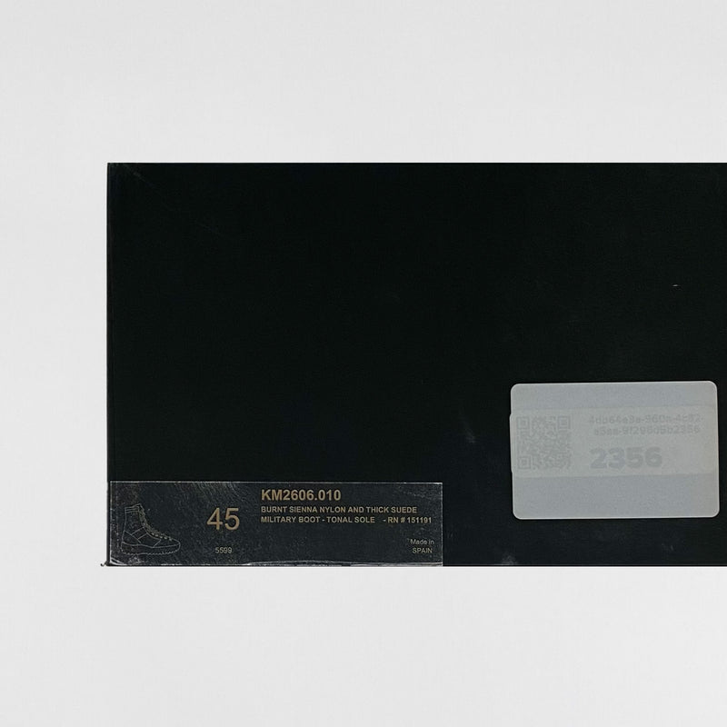 YZY SZN 3 Military Boots In Burnt Sienna