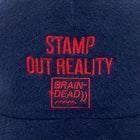 Brain Dead ‘Stamp Out Reality’ Mohair Hat In Navy