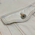 YZY SZN 5 Sherpa Denim Jacket In Bleach