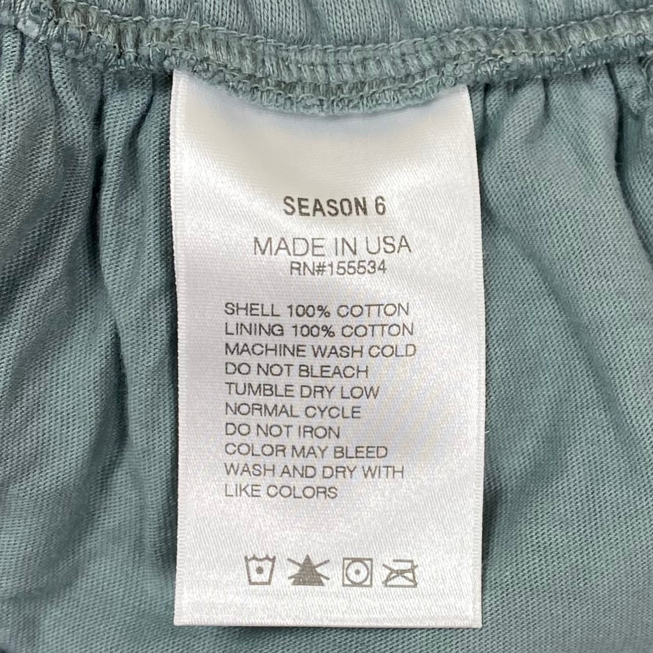 YZY SZN 6 Heavyweight Sweatpants In Glacier