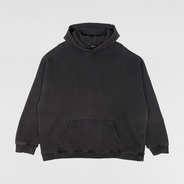 YZY SZN 5 Over Dyed Hoodie In Ink