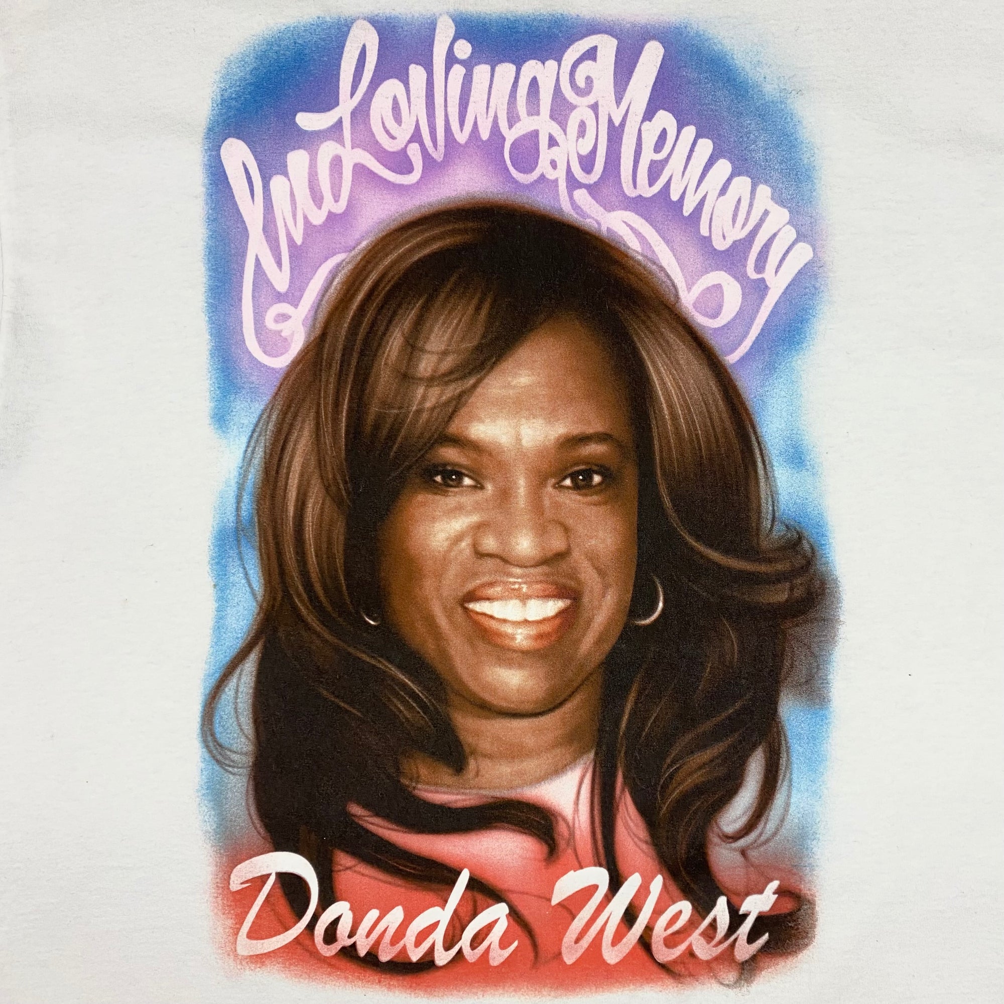 TLOP 2016 'In Loving Memory' Donda Airbrush Tee In White
