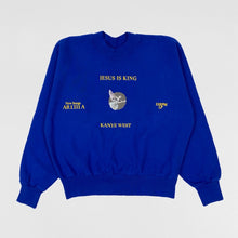 JIK 2019 Vinyl 'Dove' Crewneck in Blue