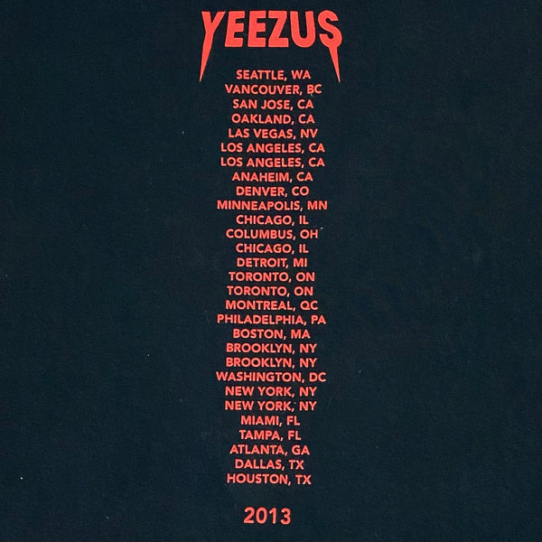 Yeezus Tour 2013 OG Skeleton Prayer Tee By Wes Lang