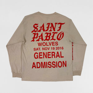 TLOP 2016 Saint Pablo Wolves Long Sleeve In Sand