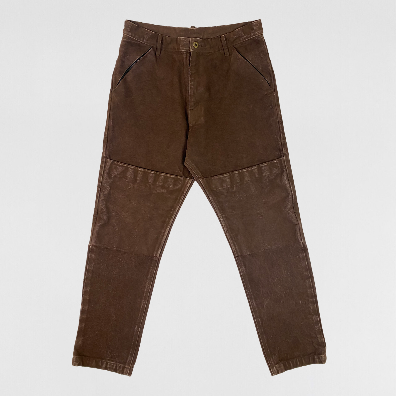 YZY SZN 2 Unreleased Runway Workwear Pants In Brownstone