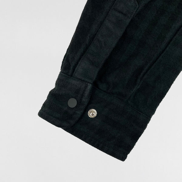 YZY 2017 Oversized Hooded Zip Up Flannel