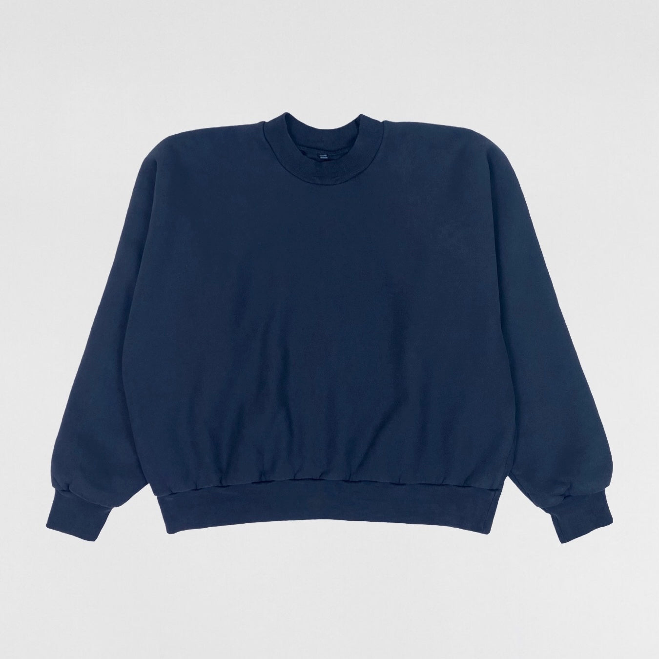JIK 2019 Unreleased Double Layered Sample Crewneck In Navy