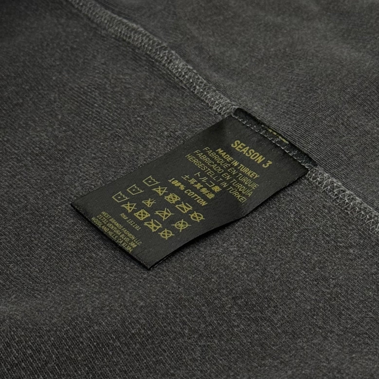 YZY SZN 3 Rugby Knit Tee In Onyx