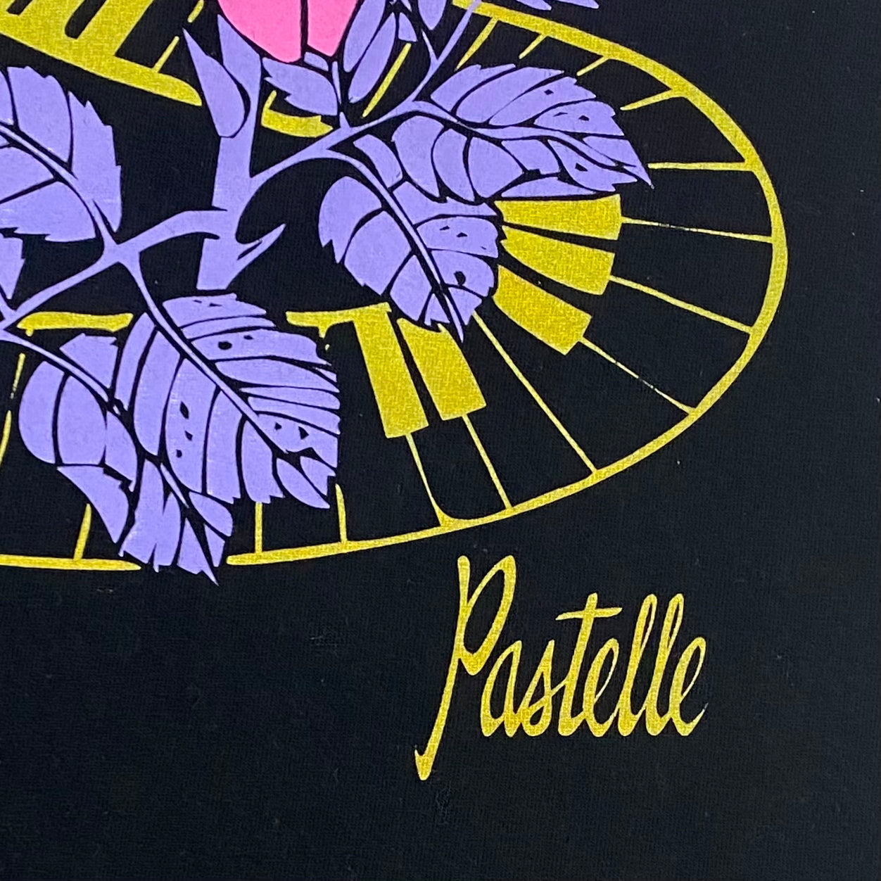 Pastelle 2008 Unreleased OG Piano Floral Tee