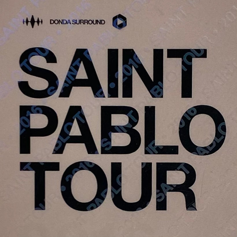 TLOP 2016 Saint Pablo Tour Backstage Pass