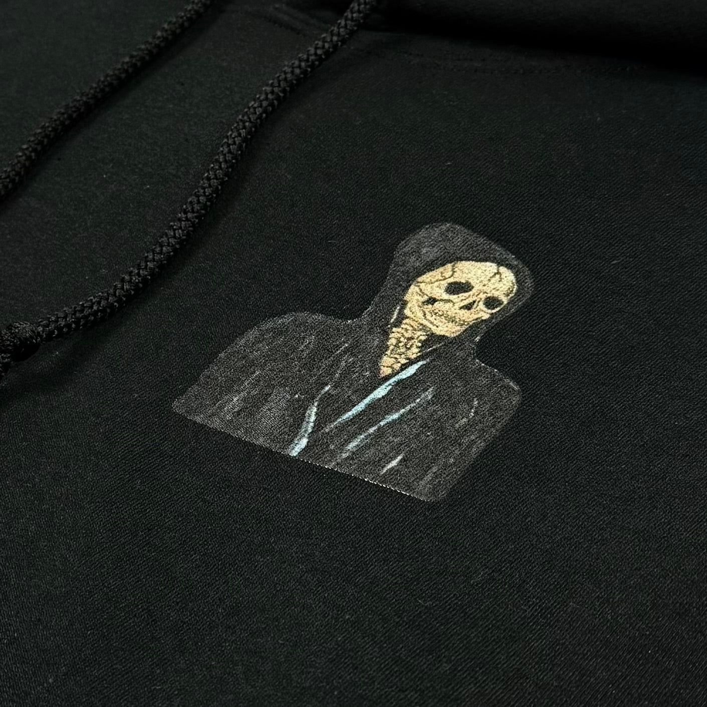 Yeezus 2015 Unreleased Hooded Reaper Logo Hoodie by Wes Lang