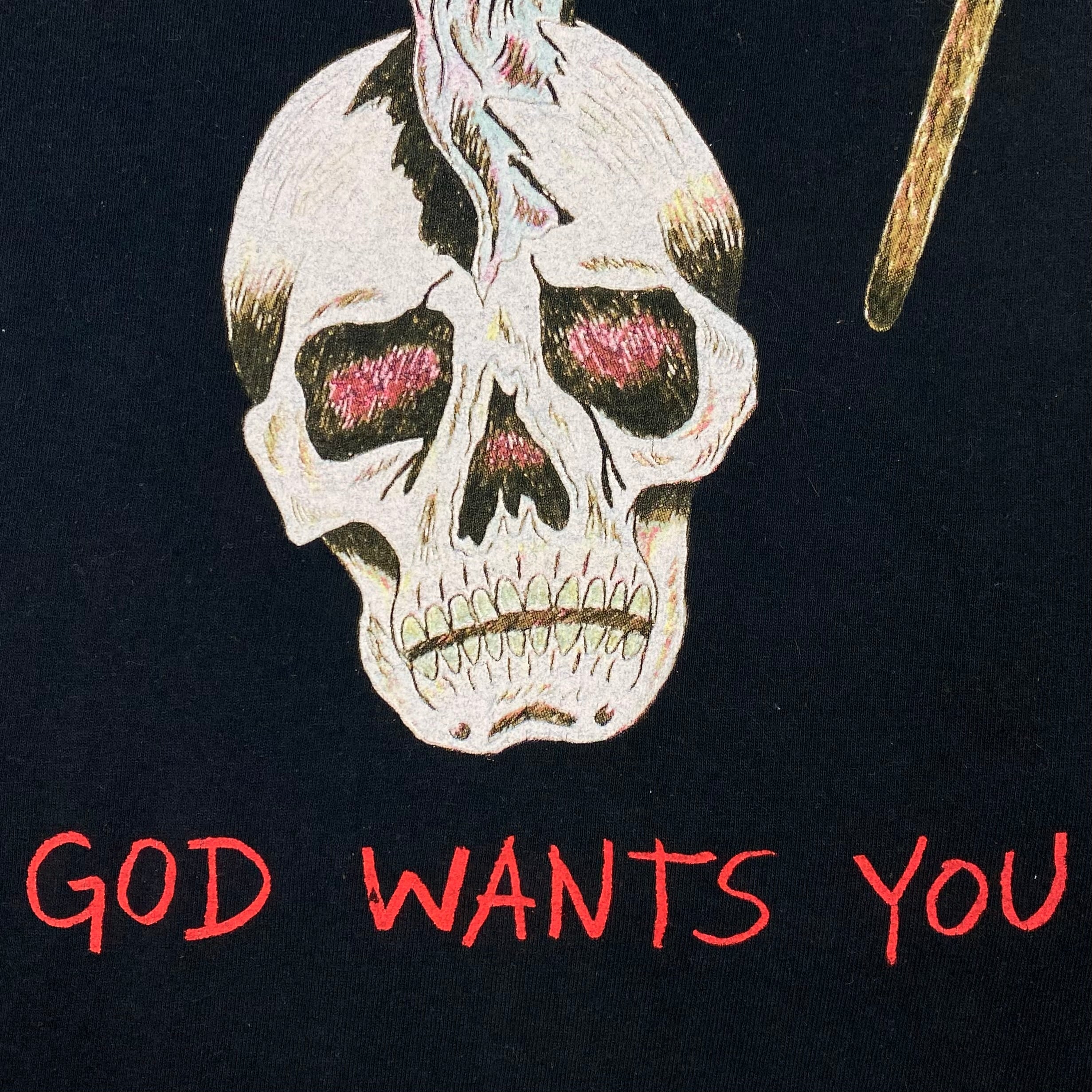 Yeezus Tour 2013 OG Flying Reaper Tee By Wes Lang