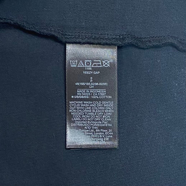YZY GAP 2022 Tank Top In Poetic Black Wash