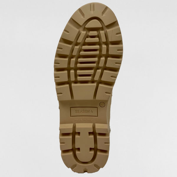 YZY SZN 4 Combat Boots In Sand