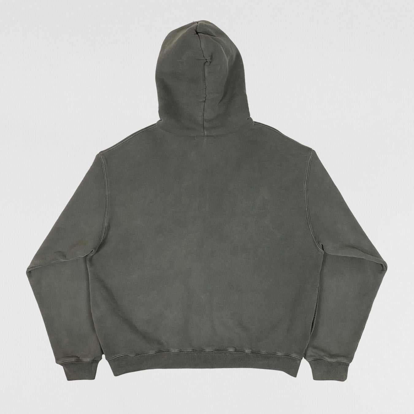 YZY SZN 6 Zip Up Hoodie In Gravel