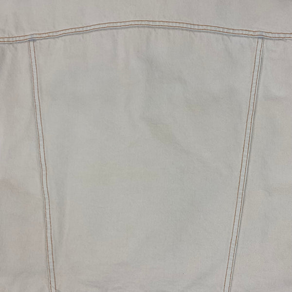 YZY SZN 5 Sherpa Denim Jacket In Bleach