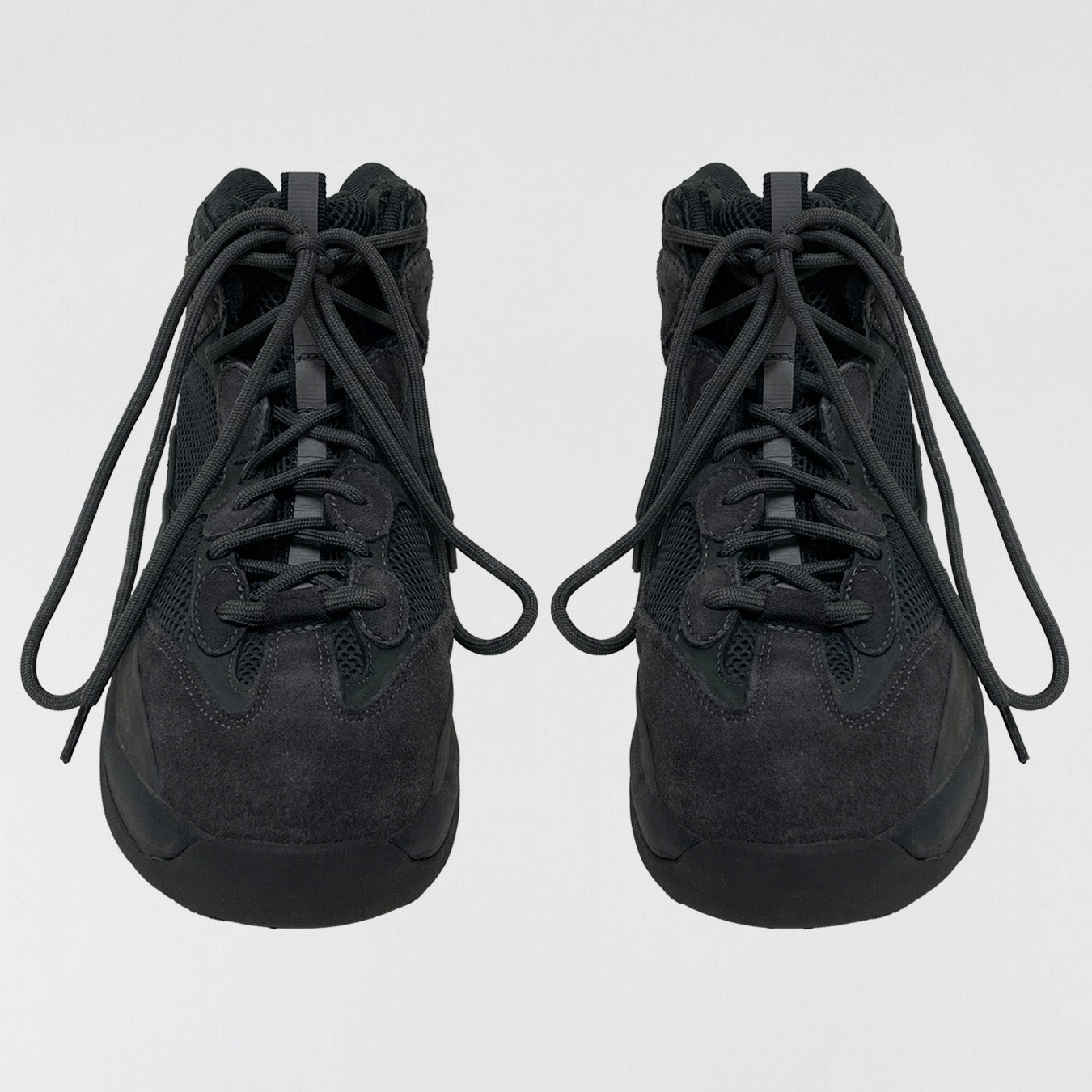 YZY SZN 6 Suede Desert Boots In Graphite