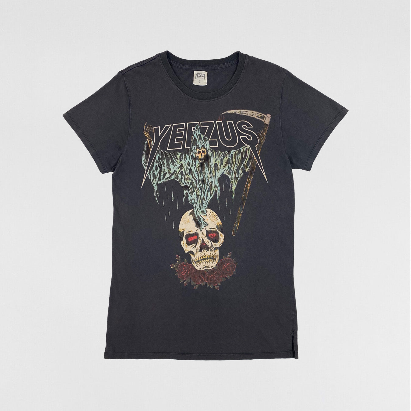 Yeezus Tour 2013 Black Friday Flying Reaper Tee By Wes Lang