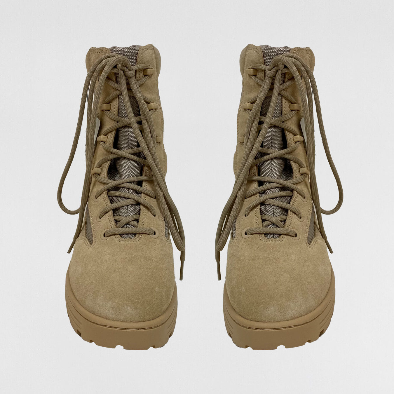 YZY SZN 4 Combat Boots In Sand