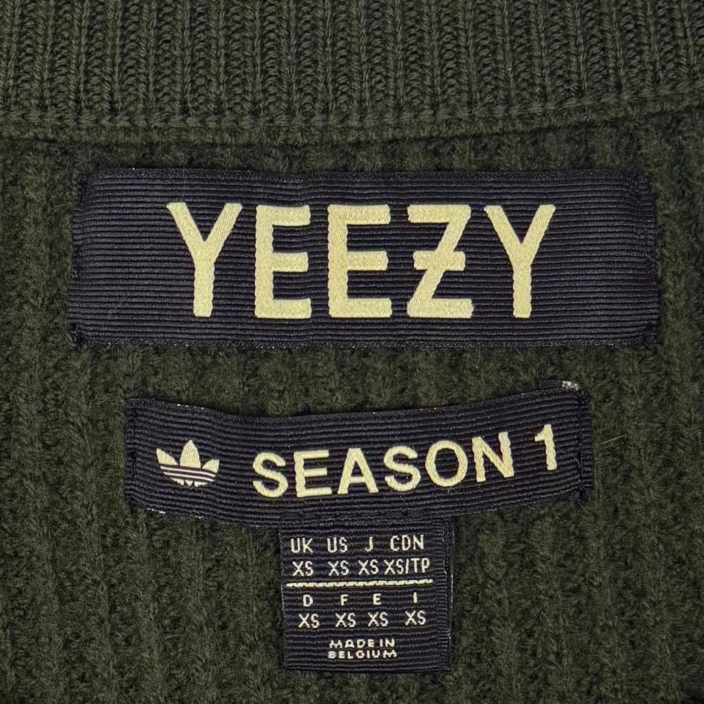 YZY SZN 1 Oversized Army Knit Sweater