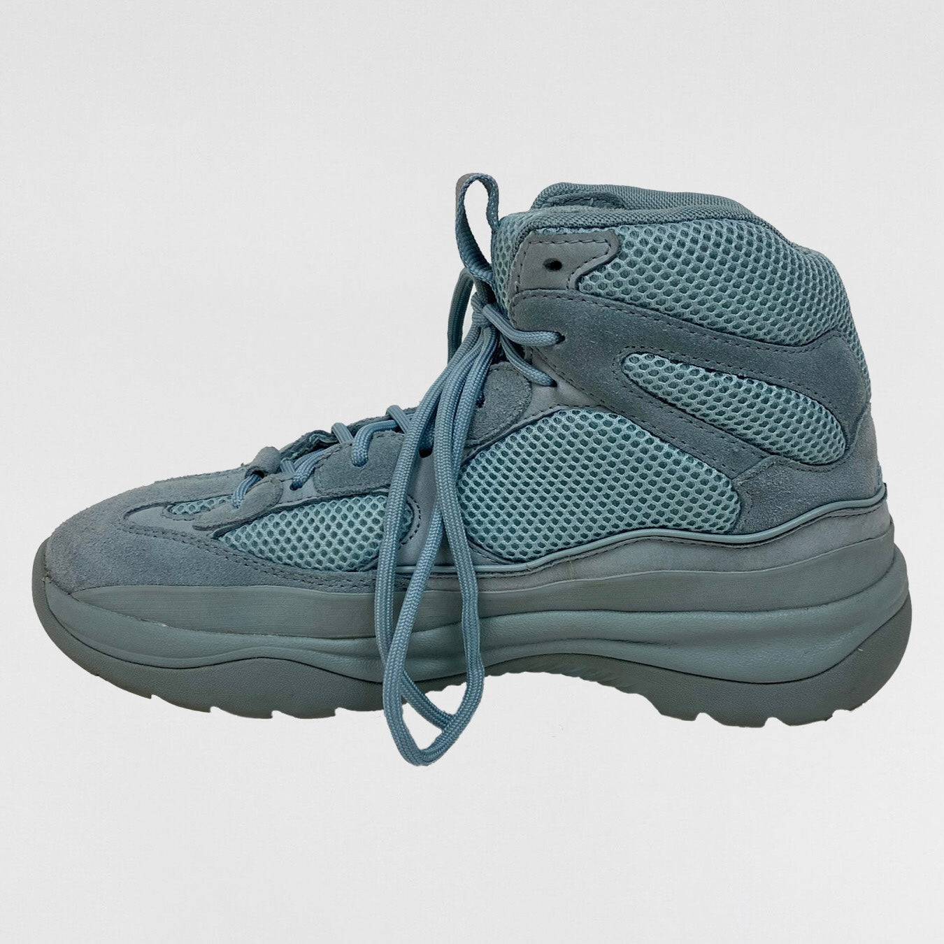 YZY SZN 7 Suede Desert Boots In House Blue