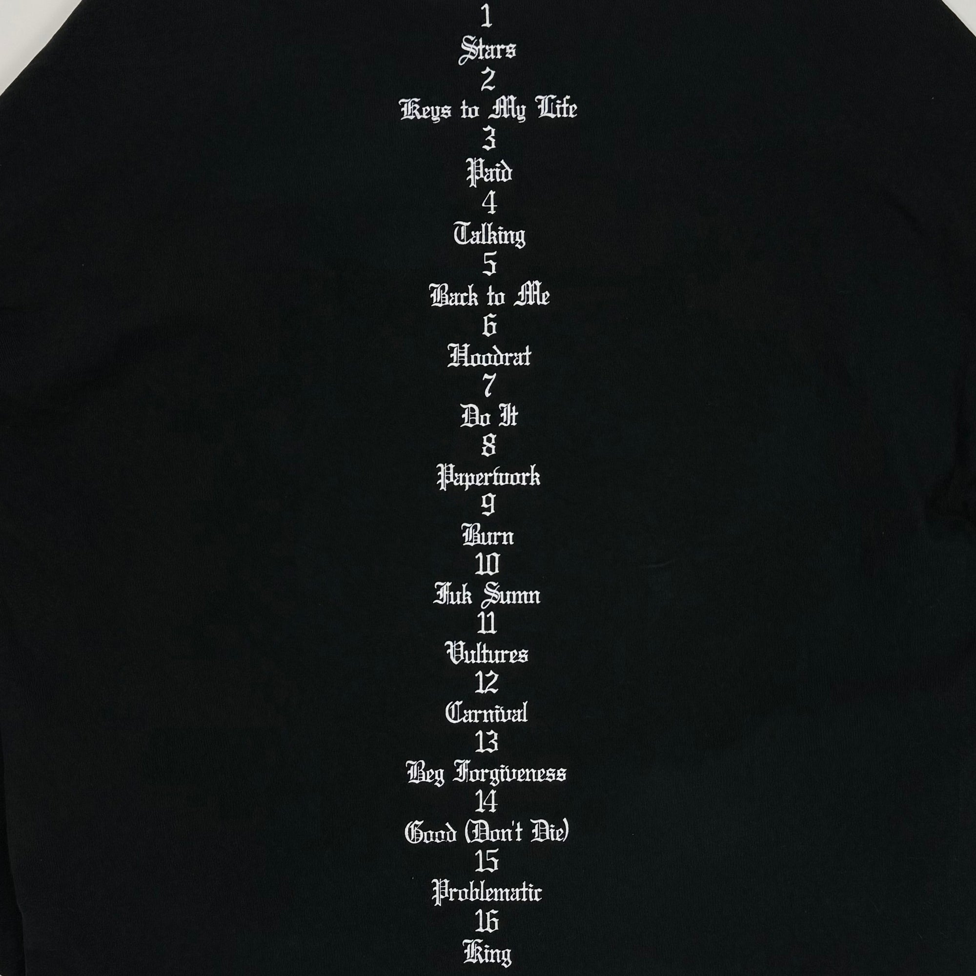 Vultures 2024 Artwork Long Sleeve In Black