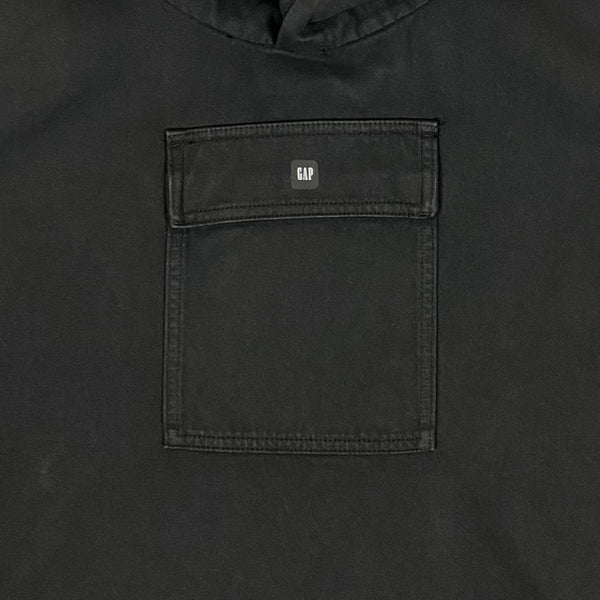 YGEBB 2022 Sateen Hooded Anorak In Black