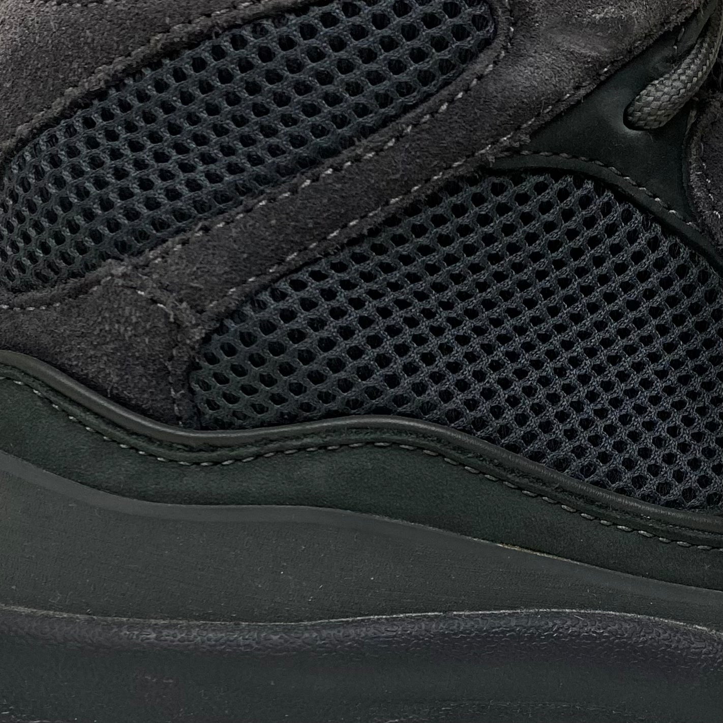 YZY SZN 6 Suede Desert Boots In Graphite