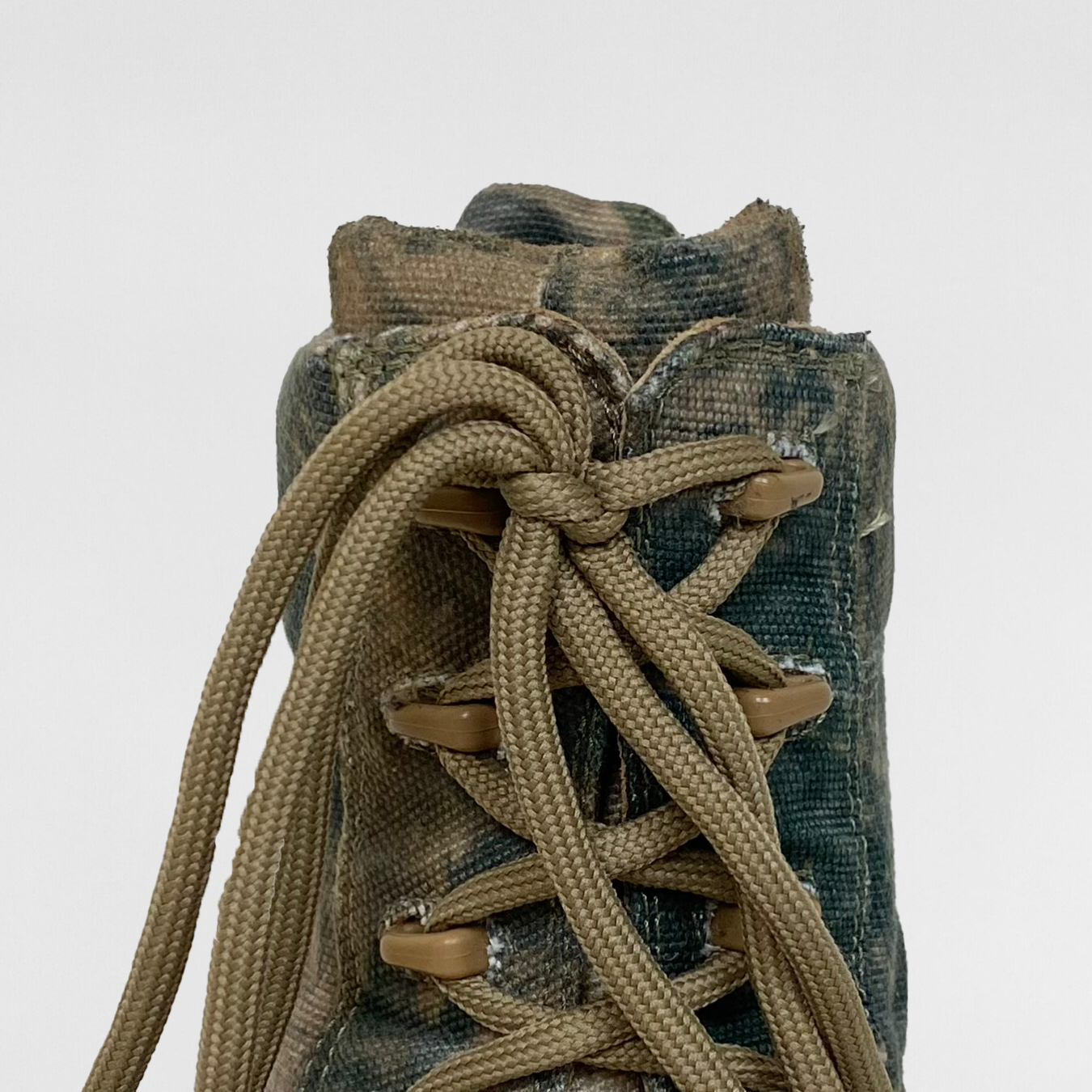 YZY SZN 5 Canvas Military Boots In Camouflage