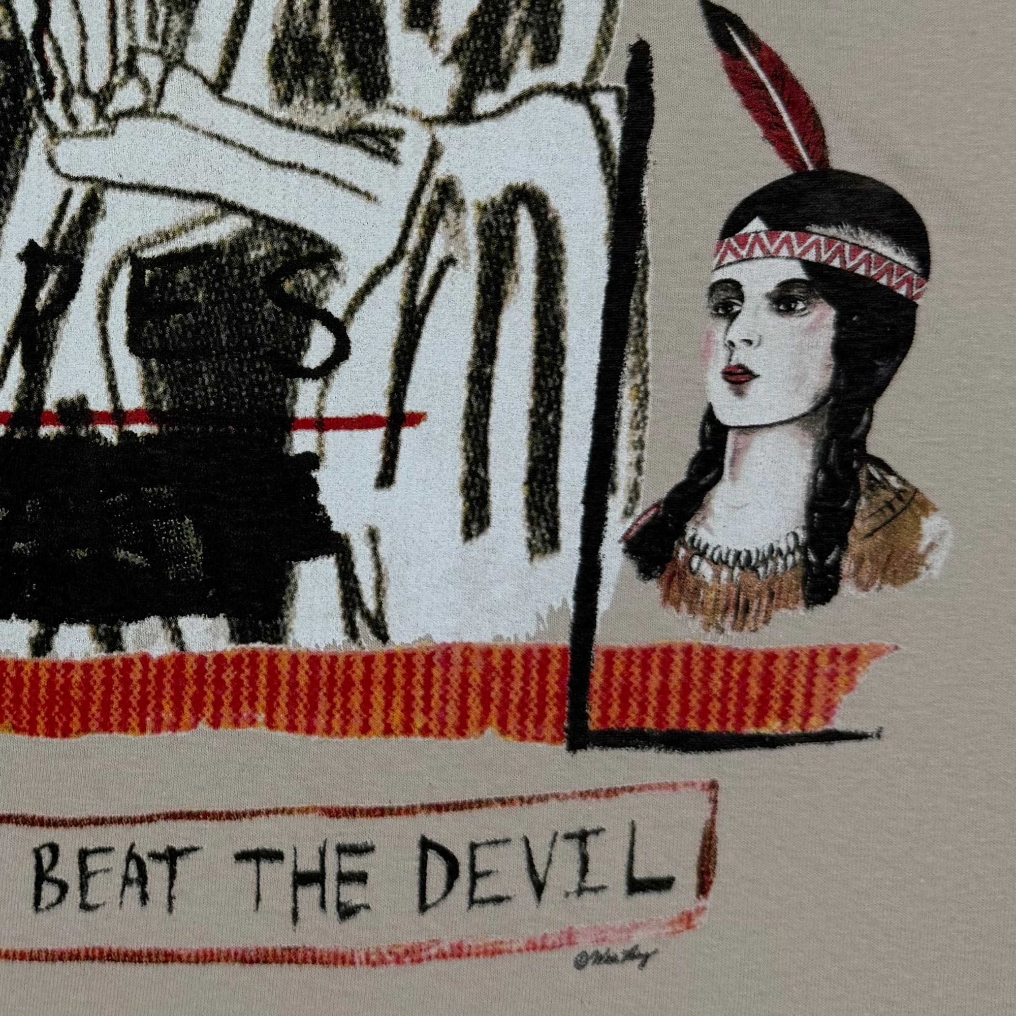 Yeezus 2015 Unreleased ‘How To Beat The Devil’ Long Sleeve By Wes Lang