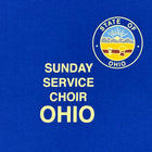 JIK 2019 Unreleased Sunday Service Ohio Choir Tee In Blue